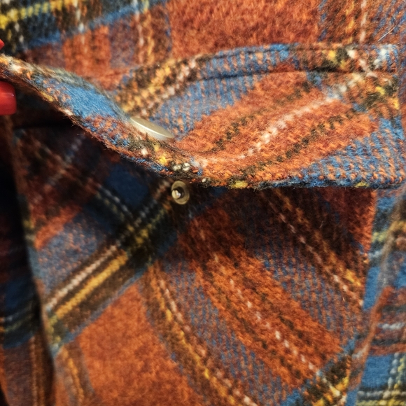 Jodifl Plaid Shacket Shirt Snap Front Size Medium Women's - Picture 2 of 7
